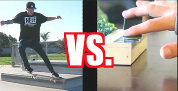 finger skate vs skateboard