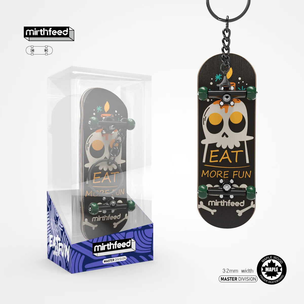 Finger Skate + Porte Clé