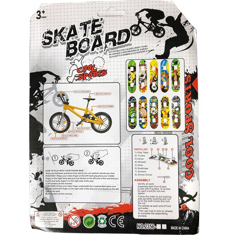 Finger skate, finger bmx