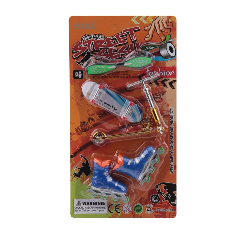 Grip & Tricks - 3 Finger Skate - Mini Skate Pack 3 - Enfant - Garçon Grip & Tricks - 3 Finger Skate - Mini Skate Pack 3 - Enfant - Garçon