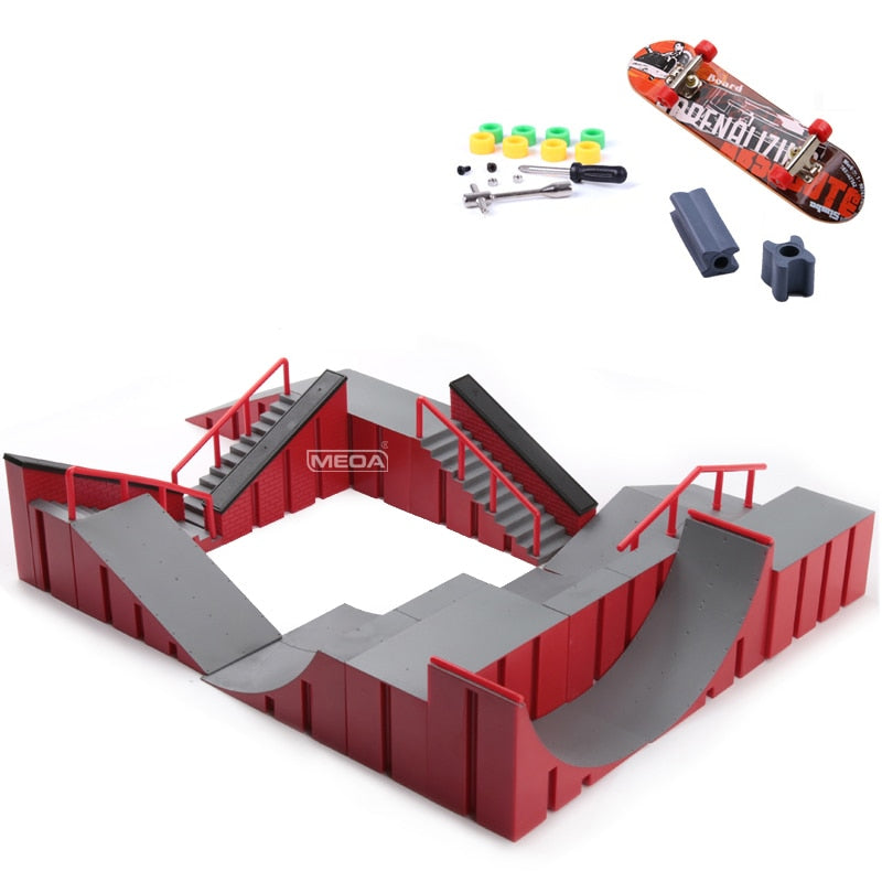 Skate park finger skate