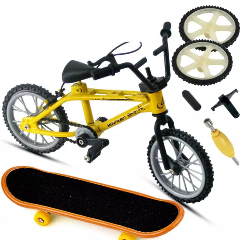 Finger BMX Jaune + Finger Skate