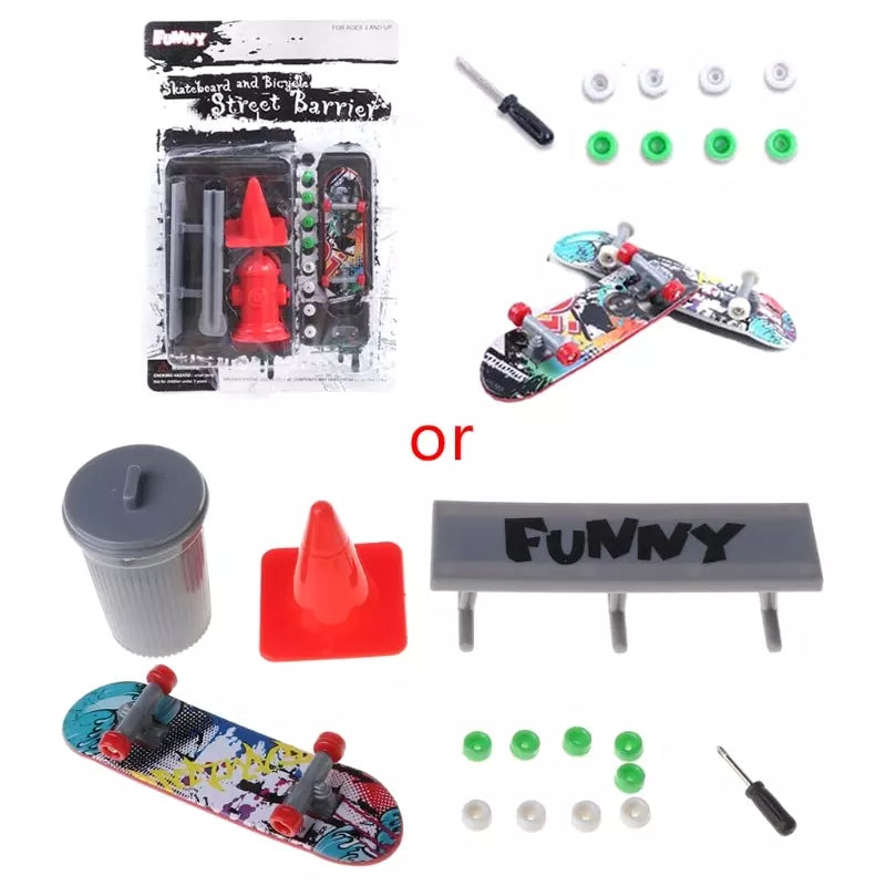 Pack Finger Skate + Obstacles