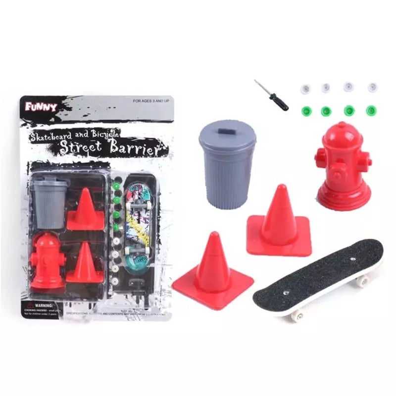Pack Finger Skate + Obstacles