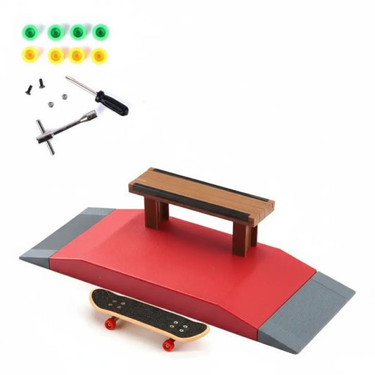 Finger Skateboard Rampen - 6 Stück Kombinations Mini Skate Skateboards Finger Skateboard Rampen - 6 Stück Kombinations Mini Skate Skateboards