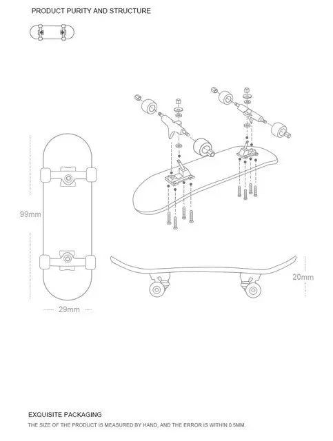 Shéma finger skate