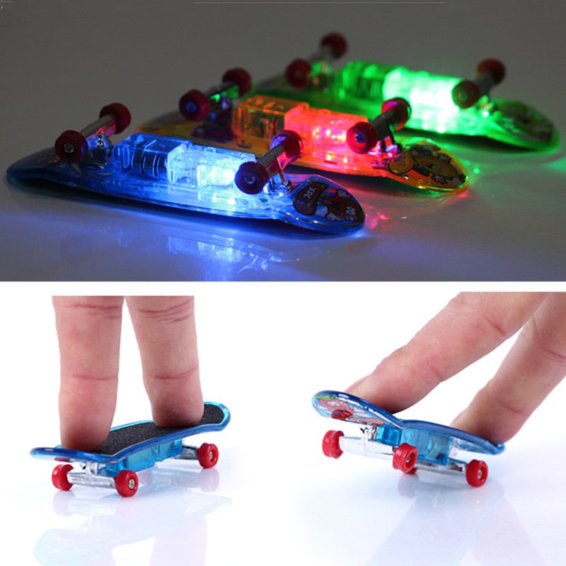 Finger skate à led