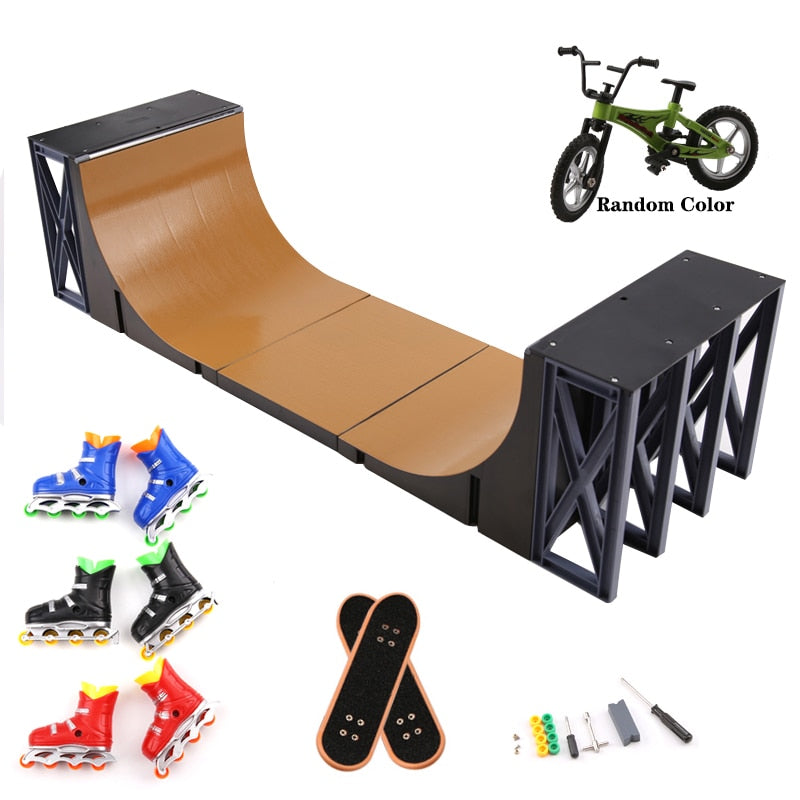 Finger Skate Skate Halfpipe Spiritriders Grip & Tricks - Avec Finger Skate Et 8 Roues Supplémentaires | Jouet 11 Pièces Dès 6 Ans Mini Skate Pour Doigt Rampe à Doigt Finger Skate Skate Halfpipe Spiritriders Grip & Tricks - Avec Finger Skate Et 8 Roues Supplémentaires | Jouet 11 Pièces Dès 6 Ans Mini Skate Pour Doigt Rampe à Doigt